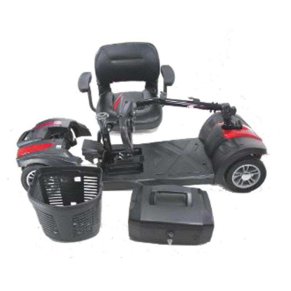 Ev Rider Mini EV Rider Minirider Lite 4 Wheel Mobility Scooter 12Ah SLA Silver Open ...