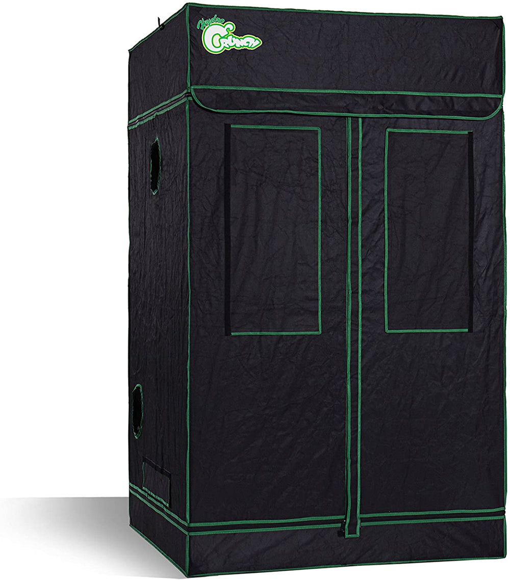 Hydro Crunch D940008600 4 ft. x 4 ft. x 6.5 ft. Heavy Duty Grow Room Tent New