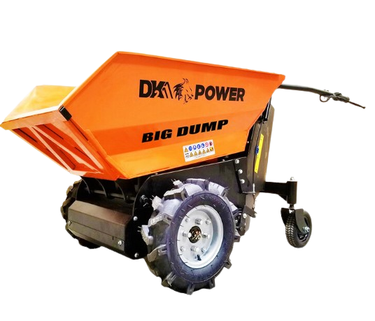 DK2 OPD811 8 cu. ft. 1100 lbs. Capacity Electric Powered Dump Cart with Auto-Stop Release and Brake New