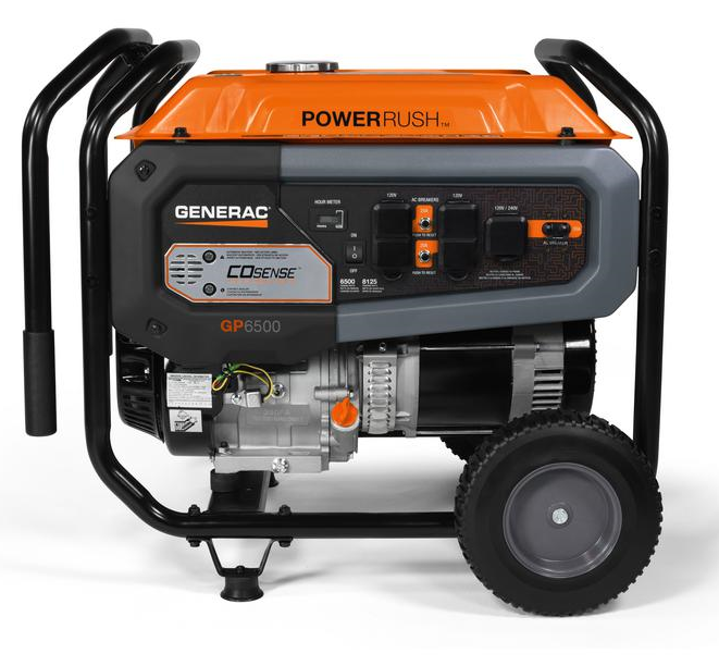 Generac 7672/7670 GP6500 6500W/8125W Gas Generator Manufacturer RFB