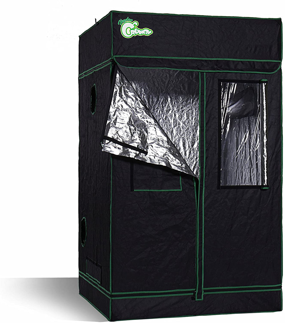 Hydro Crunch D940008600 4 ft. x 4 ft. x 6.5 ft. Heavy Duty Grow Room Tent New