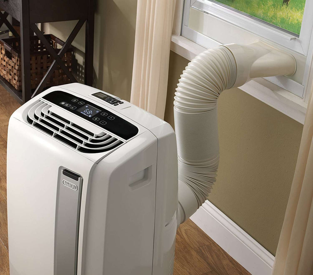 DeLonghi AN140HPEWKC 14,000 BTU Single Hose Portable Air Conditioner Heater Manufacturer RFB