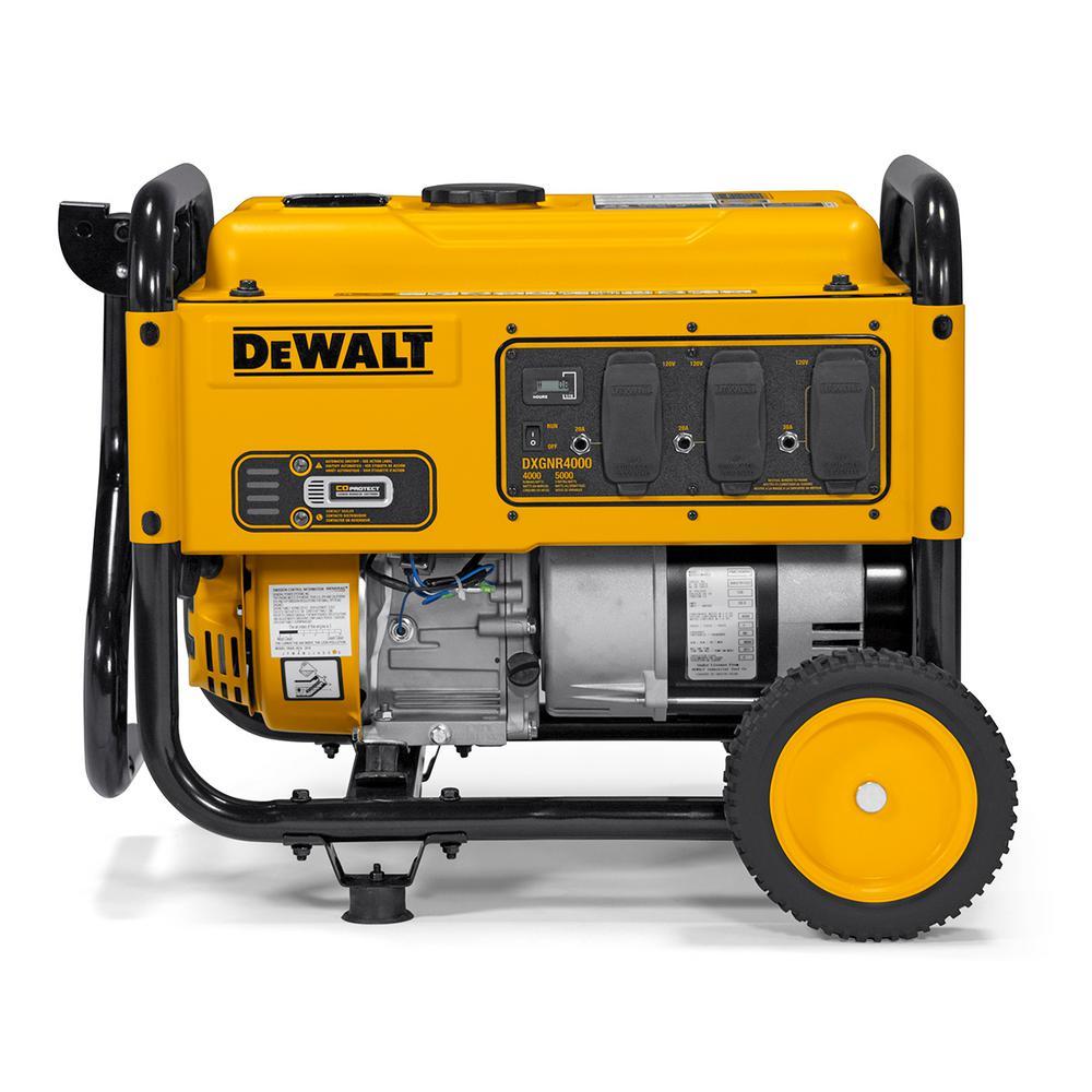 Dewalt DXGNR4000 4000W/4500W Auto Idle CO Protect CARB Generator Manufacturer RFB