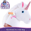 PonyCycle Ux304 Ride On White Unicorn Small New
