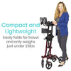 Vive Health MOB1033RED Upright Walker Red New