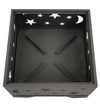 Pleasant Hearth Stargazer Deep Bowl 26 in. x 26 in. Square Steel Wood Fire Pit in Rubbed Bronze New