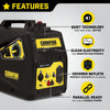 Champion 100565 1600W/2000W Portable Inverter Generator Manufacturer RFB