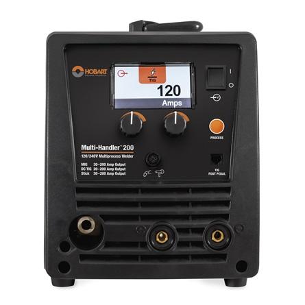 Hobart 500578 Multi-Handler 200 Multiprocess 120/240V Welder with Multi-Voltage Plug and MIG Gun Manufacturer RFB