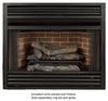 Pleasant Hearth Universal Circulating Zero Clearance 32 in. Ventless Dual Fuel Fireplace Insert New