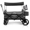 WonderFold Baby X2 Push/Pull 2-Passenger Double Stroller Wagon Grey New