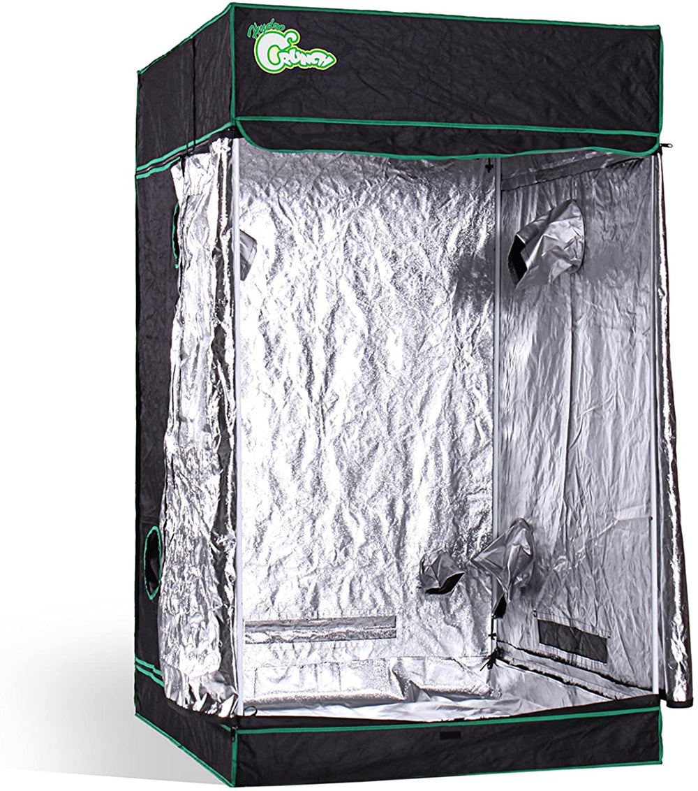 Hydro Crunch D940008600 4 ft. x 4 ft. x 6.5 ft. Heavy Duty Grow Room Tent New