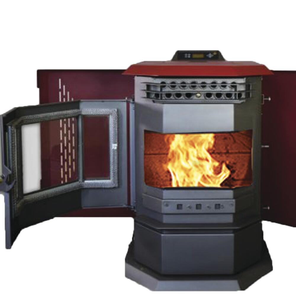 ComfortBilt HP22 2,800 sq. ft. EPA Certified Pellet Stove with Auto Ignition 55 lb Hopper Red New