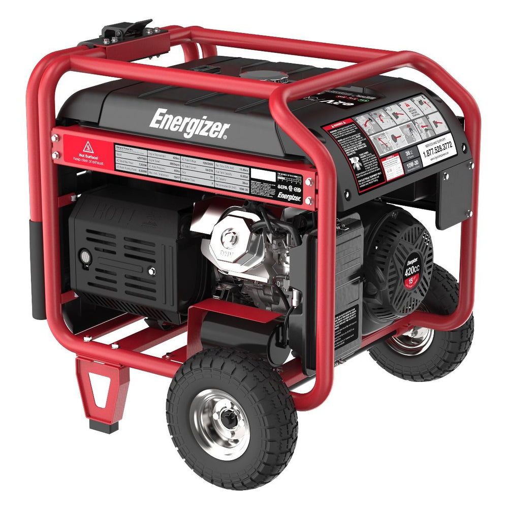 Energizer eZV7500 6500W/7500W EFI 50 Amp Electronic Fuel Injection Electric Start Inverter Generator Manufacturer RFB