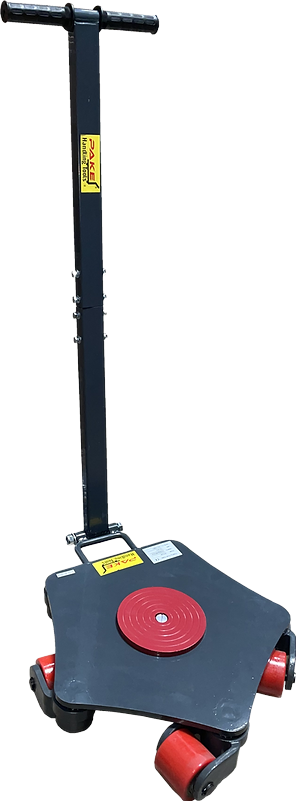 Pake Handling Tools PAKRM02 5 Roller Steel Rotating Machine Dolly 8800 lb Capacity New