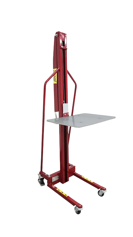 Pake Handling Tools PAKMS05 Winch Stacker Manual Work Positioner Truck 440lb Capacity 61