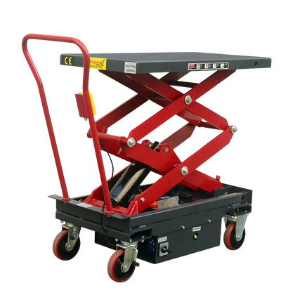 Pake Handling Tools PAKLT10 DC Powered Double Scissor Lift Table 2000 lb Capacity 39.75 x 20.5