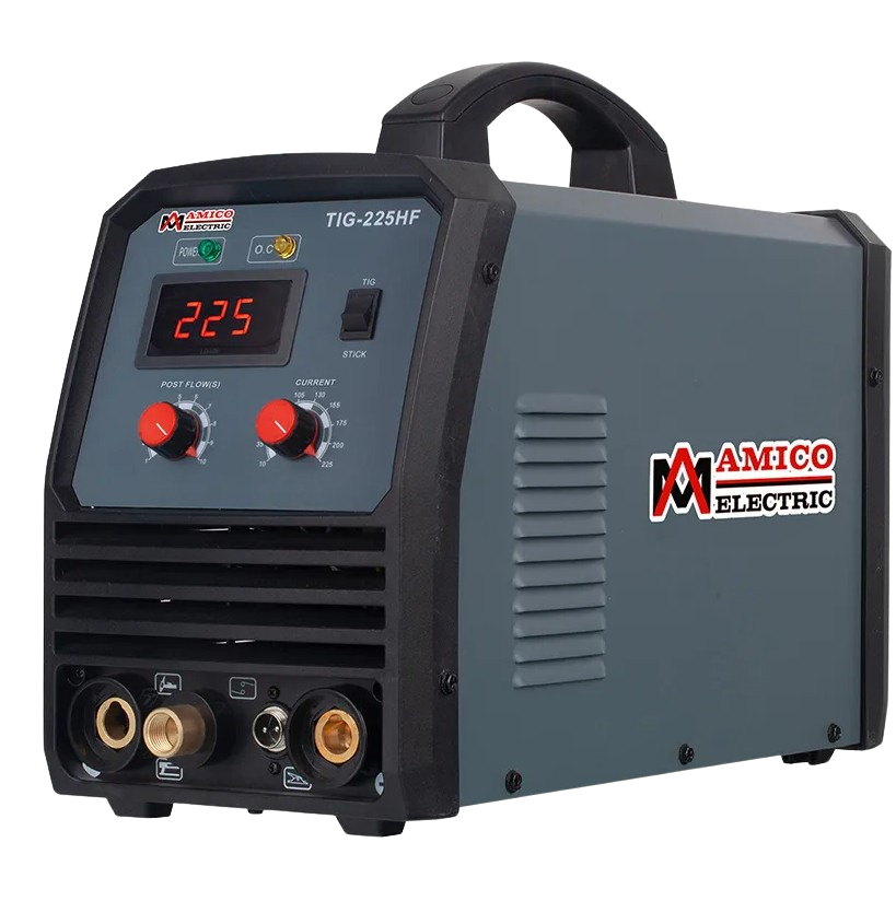 Amico Electric TIG-225HF 100-250V Wide Voltage 225 Amp HF-TIG Stick Arc DC Inverter Welder New