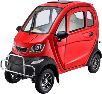 Green Transporter Q Runner Electric Mobility Scooter 18 MPH 4-Wheel 60V 45AH 1000W New