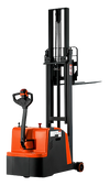 Tory Carrier NAT11W-118 Counterbalanced Electric Stacker Straddle Legs with Adjustable Forks 1212 lbs. Capacity 118" Lifting Height New