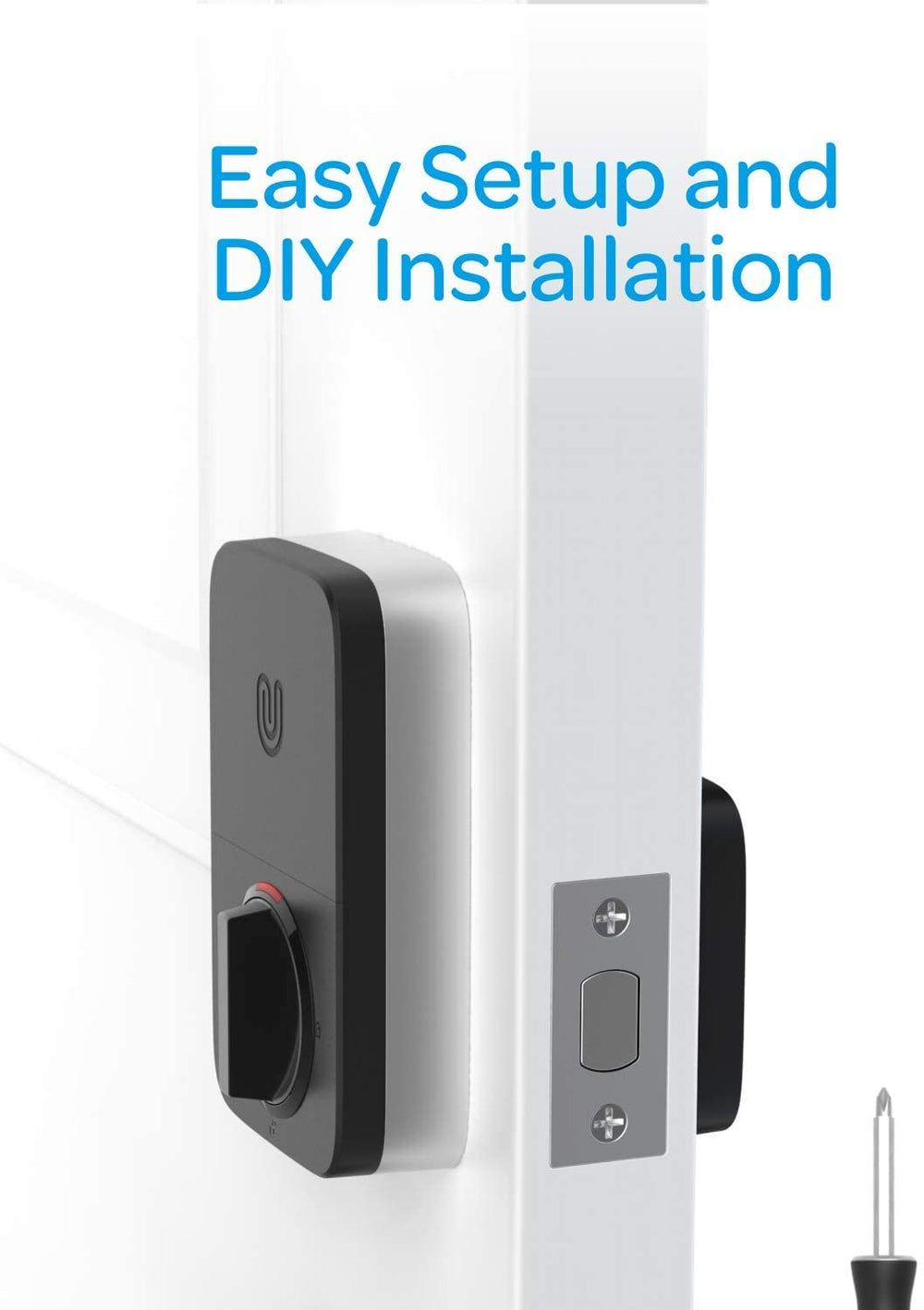 U-Tec U-BOLT-PRO 6-in-1 Bluetooth Enabled Fingerprint and Keypad Smart Deadbolt Door Lock New