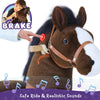 PonyCycle Ux421 Ride On Horse Chocolate Medium New