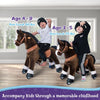 PonyCycle Ux421 Ride On Horse Chocolate Medium New