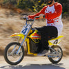 Razor MX650 Dirt Rocket Up To 40 Minute Run Time Electric Motocross Dirt Bike Yellow New