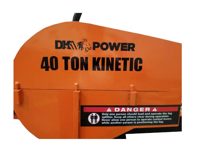 DK2 OPS240 40 Ton 7 HP 208cc 1 Sec Cycle Time Kinetic Log Splitter Manufacturer RFB