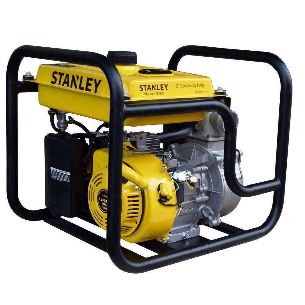 Stanley ST2WPLT-CA 7 HP 2 in. Suction and Discharge Ports Non-Submersible Displacement Water Pump New