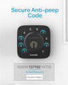 U-Tec U-BOLT 5-in-1 Bluetooth Enabled Fingerprint and Keypad Smart Deadbolt Door Lock in Black New