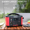 GOOLOO P600 626.4Wh 110V/600W Portable Power Station Solar Generator New