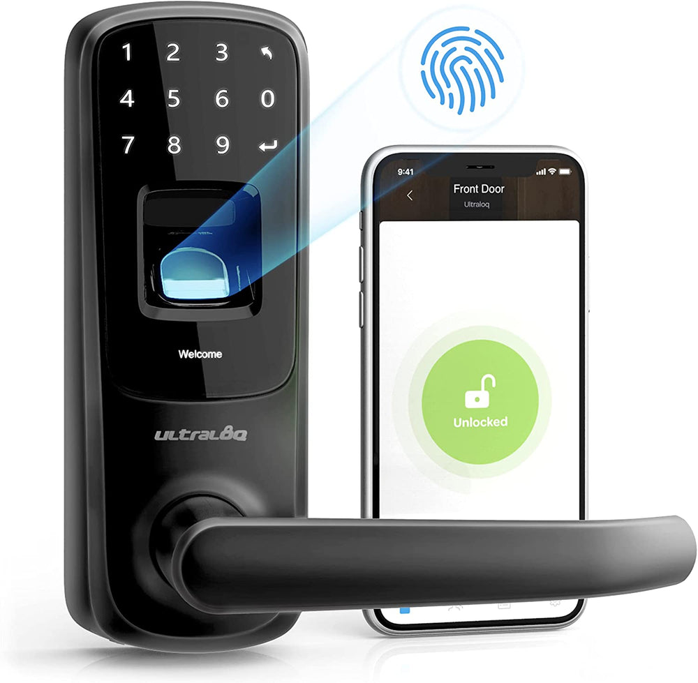 U-Tec UL3 BT (2nd Gen) Smart Lever Lock in Black New