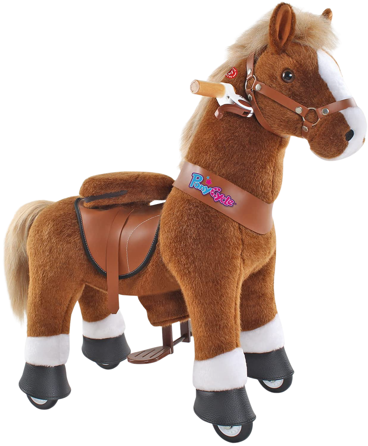 PonyCycle Ux324 Ride On Horse Brown Small New