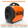 Paxcess P2000i 1600W/2000W Super Quiet Portable Gas Inverter Generator New