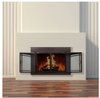 Pleasant Hearth Fenwick Small 29.5 by 37 in. Glass Fireplace Doors Bronze New