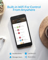 U-Tec U-BOLT-PRO-WIFI 6-in-1 Bluetooth Enabled Fingerprint and Keypad Smart Deadbolt Door Lock Black and Silver New