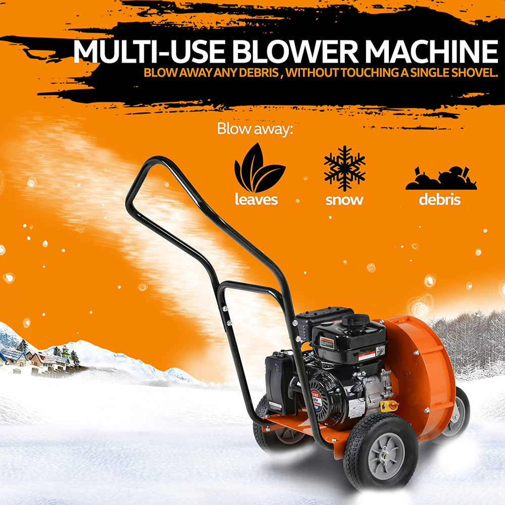 Super Handy GUO124 7 HP 200 MPH/1270 CFM Walk Behind Leaf Blower New