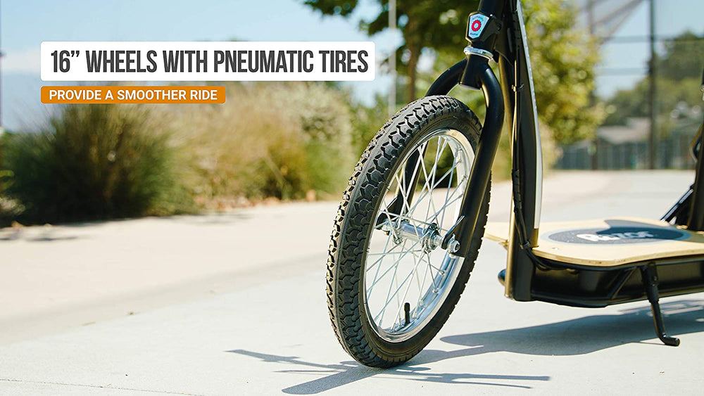 Razor EcoSmart Metro HD Up to 12 Mile Range 15.5 MPH 16" Tires Electric Scooter Black New