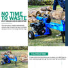 Landworks GUO079 7HP 212 CC 10" Diameter 20 Ton Hydraulic System Gas-Powered Log Splitter New