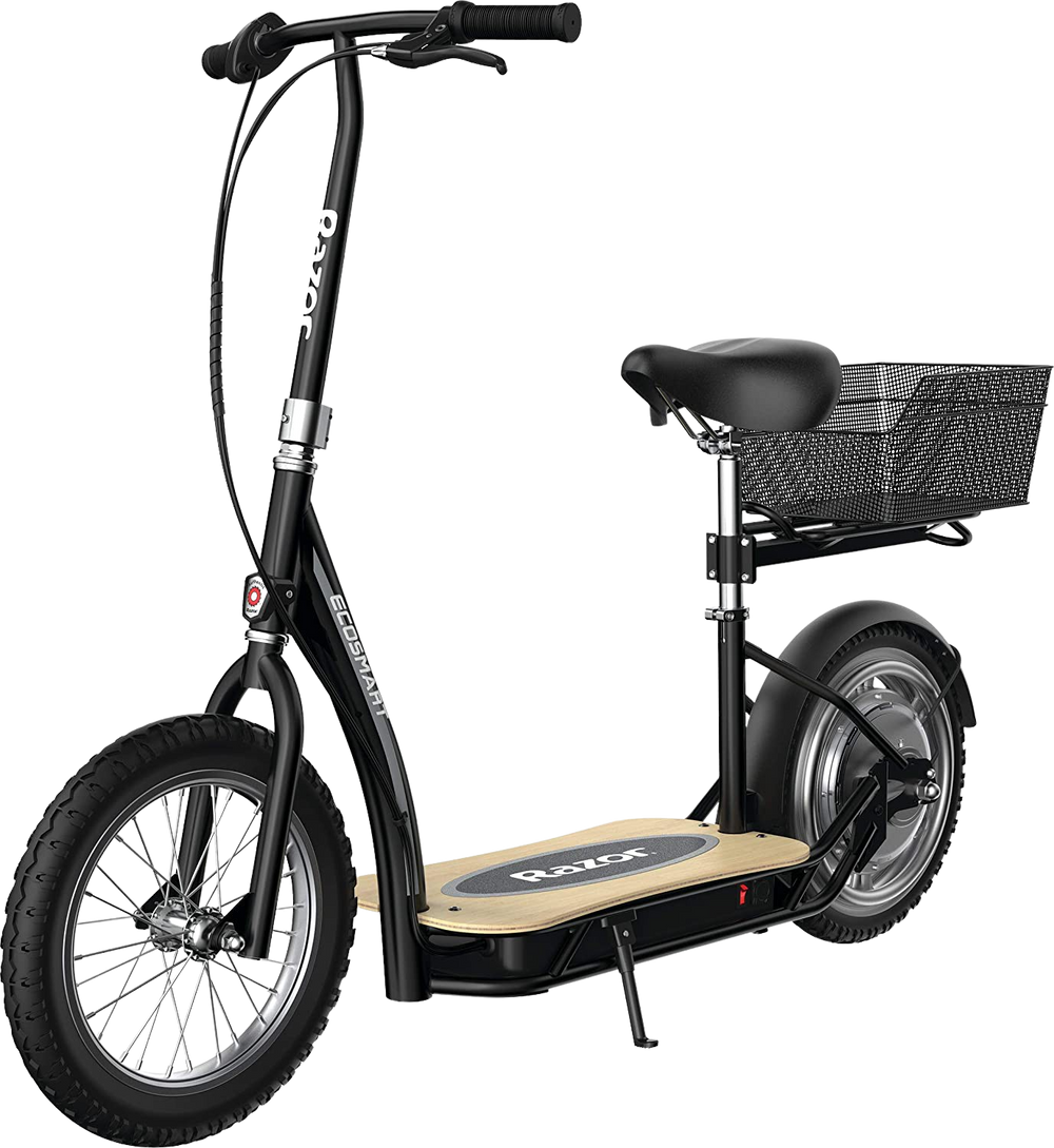 Razor EcoSmart Metro HD Up to 12 Mile Range 15.5 MPH 16" Tires Electric Scooter Black New