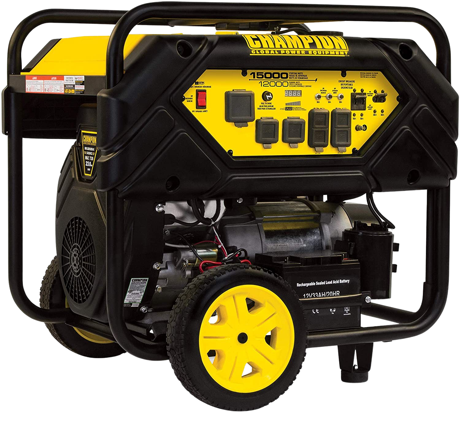 Champion 100111 12000W/15000W CO 717cc Electric Start Gas Generator New