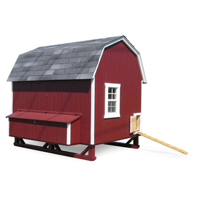 Little Cottage Company 6 ft. x 8 ft. Gambrel Barn Chicken Coop Large DIY Kit New