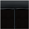 Pleasant Hearth Alpine Medium 32.5 by 37.5 in. Opening Glass Fireplace Doors Black New