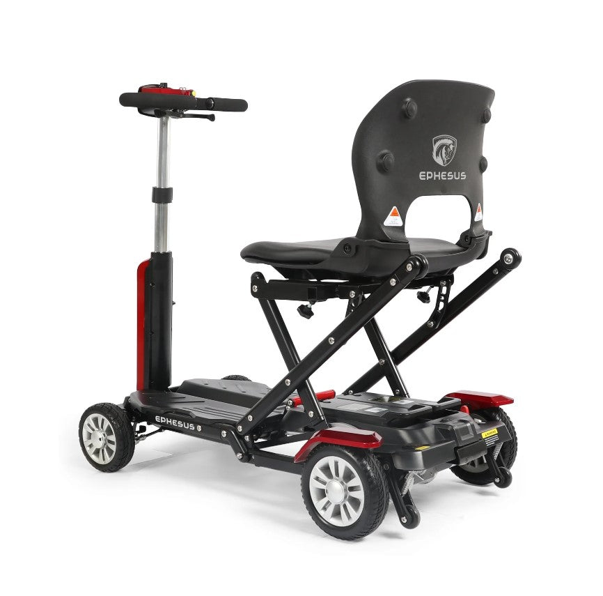 Ephesus S6 Mobility Scooter Auto Folding 4 Wheel 15.5 Mile Long Range New