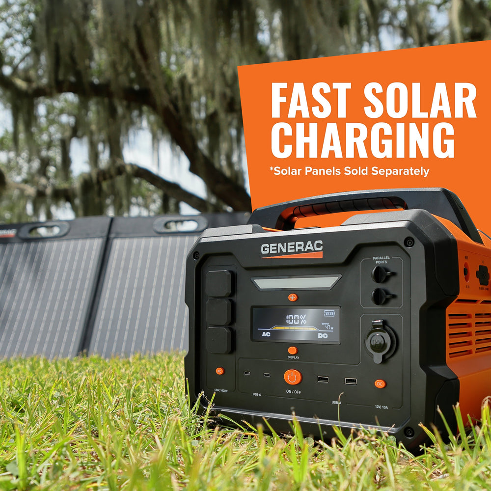 Generac GB2000 1600W/ 3200W 2106Wh Portable Power Station New