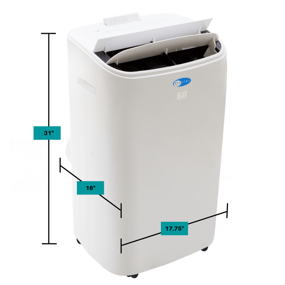 Whynter ARC-147WF 14,000 BTU Dual Hose Portable Air Conditioner New