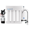 Aquasure AS-PR100E Premier Elite 100 GPD Reverse Osmosis Water Filtration System With Electric Boosting Pump New