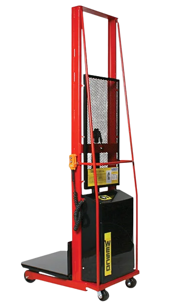 Wesco 261023 1000 lb. Power Lift Platform Stacker with 24