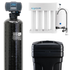 Aquasure AS-PR75HS48D 48,000 Grain Whole House Water Softener and Reverse Osmosis Drinking Water Filter Bundle New