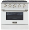 Kucht KNG301 30" Professional Gas Range with 4 Sealed Burners and Convection Oven with NG & LP Options New